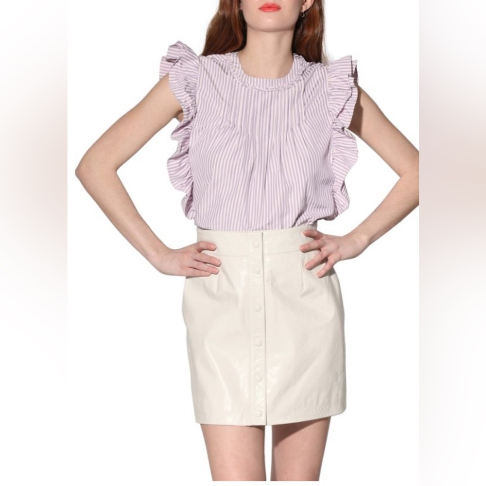 WALTER BAKER
Paige Ruffle Striped Top small A636